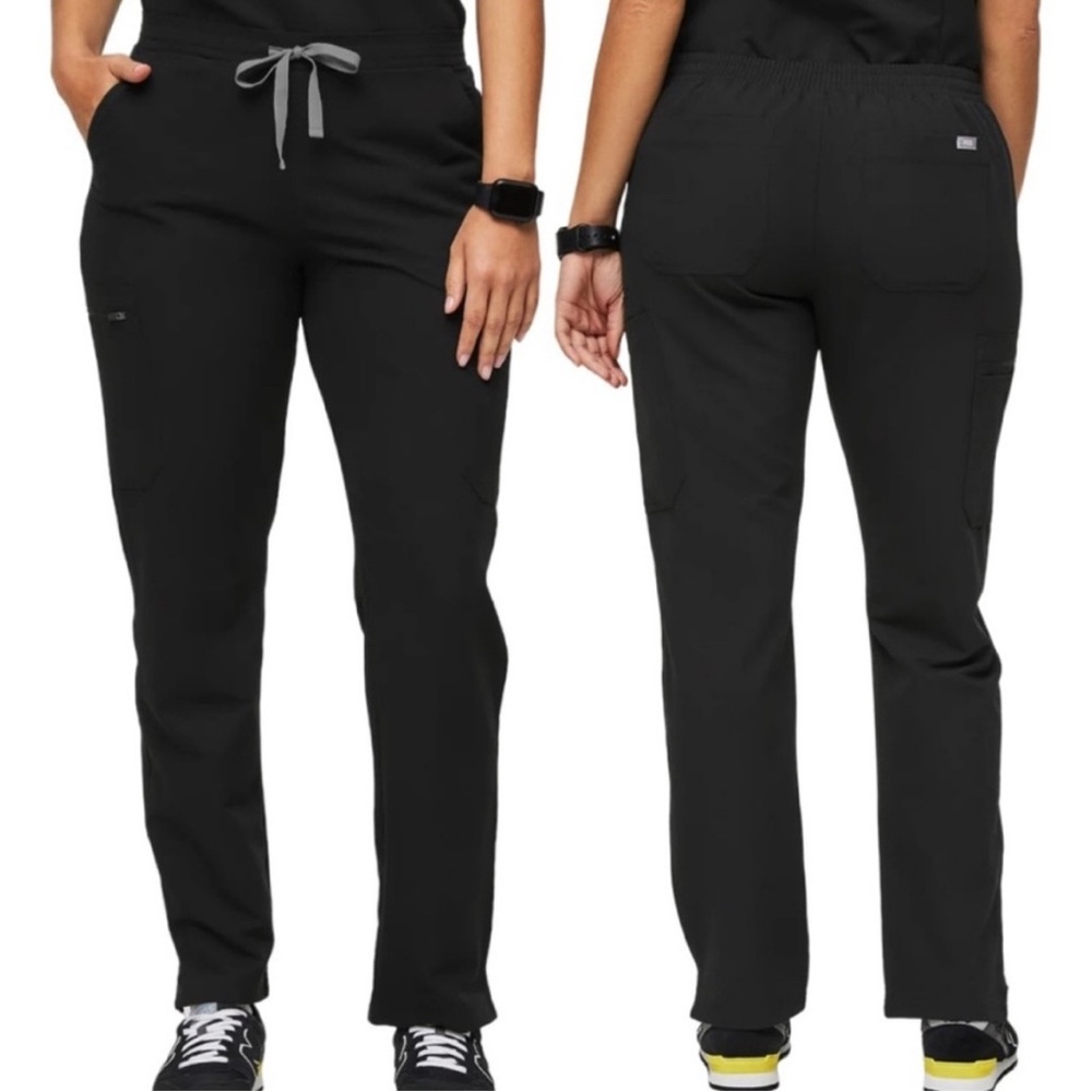 Figs Women’s Yola Skinny Scrub Pants Black Small